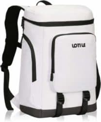 black and white cooler backpack