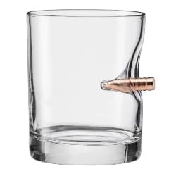 Anniversary gifts for Boyfriend that can be Birthday gift - The Original BenShot Bullet Rocks Glass with Real 0.308 Bullet (1)
