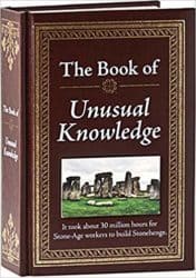 gift for boyfriend - book of unusual knowledge