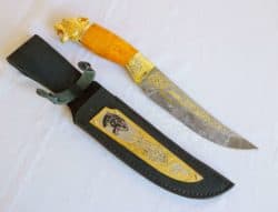 gift for boyfriend - Damascus steel knife