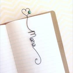 Personalized Wire Bookmark