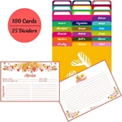 Recipe Cards and Dividers set