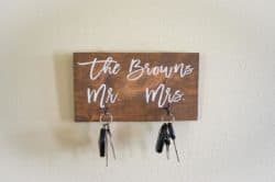 wooden Personalized Key Holder