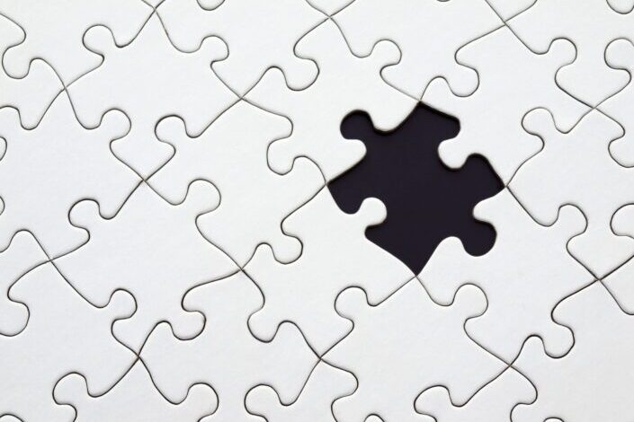 A "black and white" puzzle.