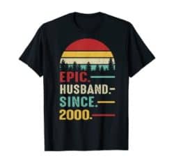 20th anniversary gifts for husband - Epic husband since 2000