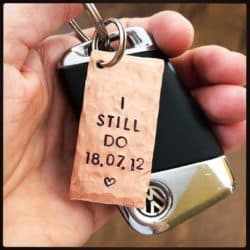 20th anniversary gifts for husband - I Still Do Keychain