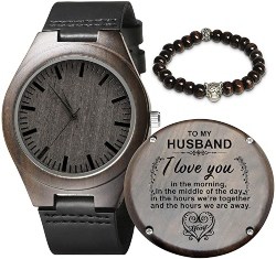 Personalized Engraved Wooden Watche