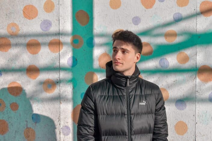 Guy staring into a distance