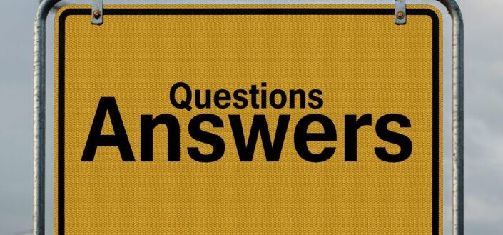 Questions Answers Sign Board