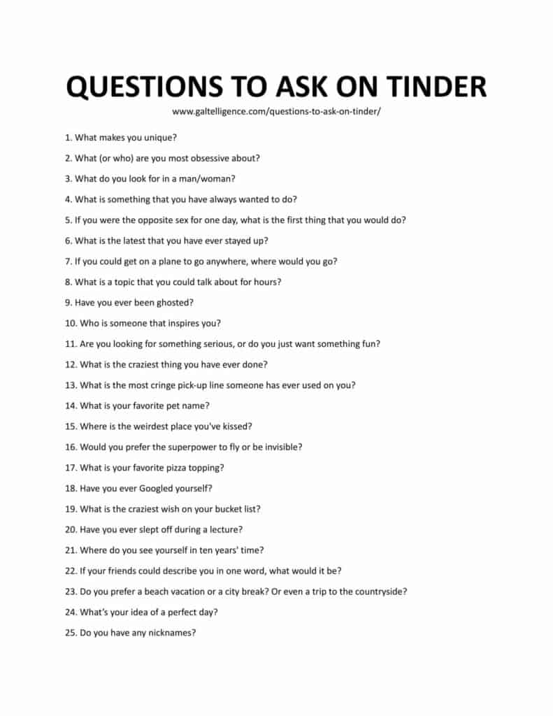 60 Best Questions To Ask On Tinder Know More, Impress Him & Get Results