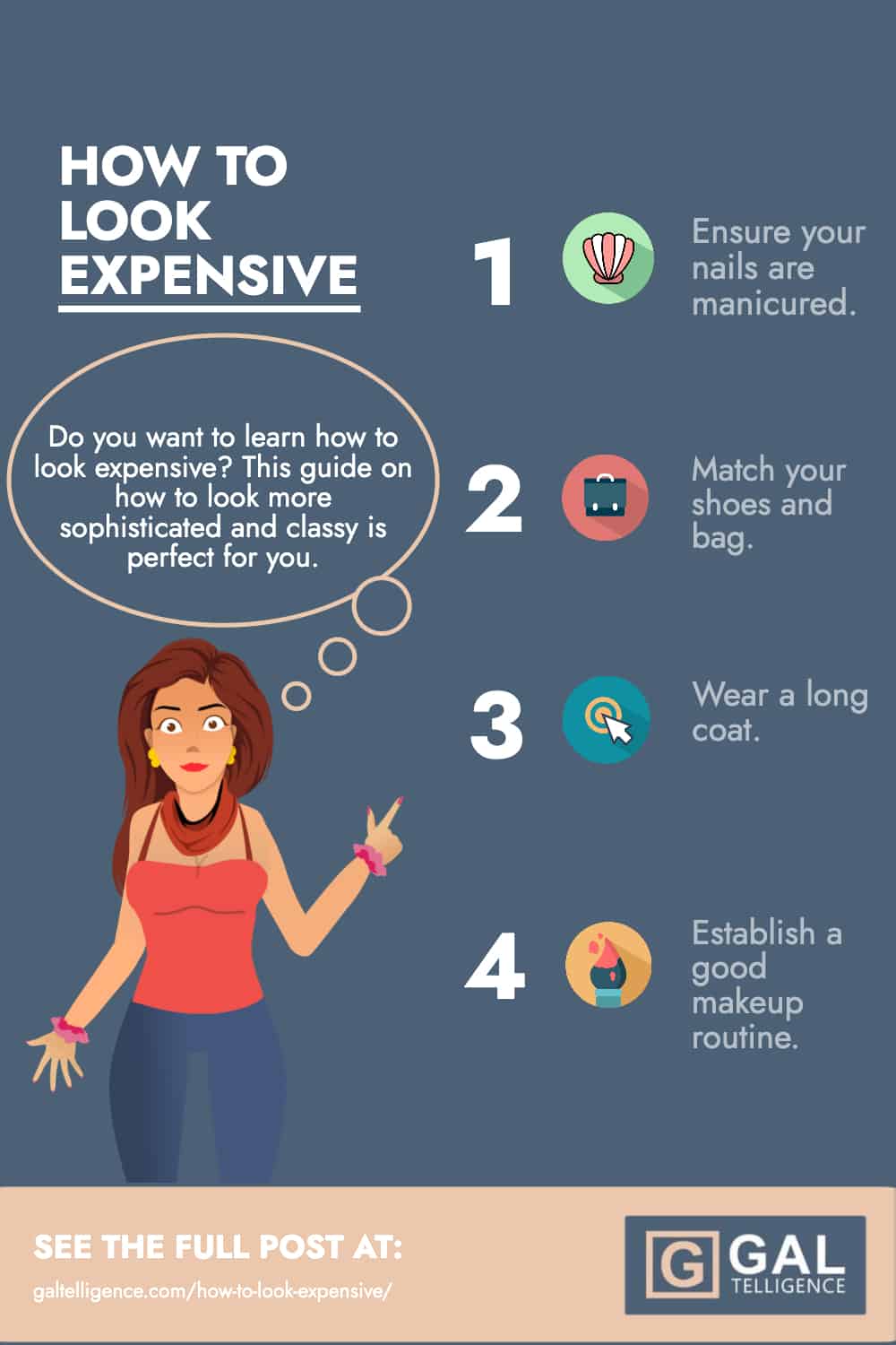 HOW TO LOOK EXPENSIVE - INFOGRAPHIC