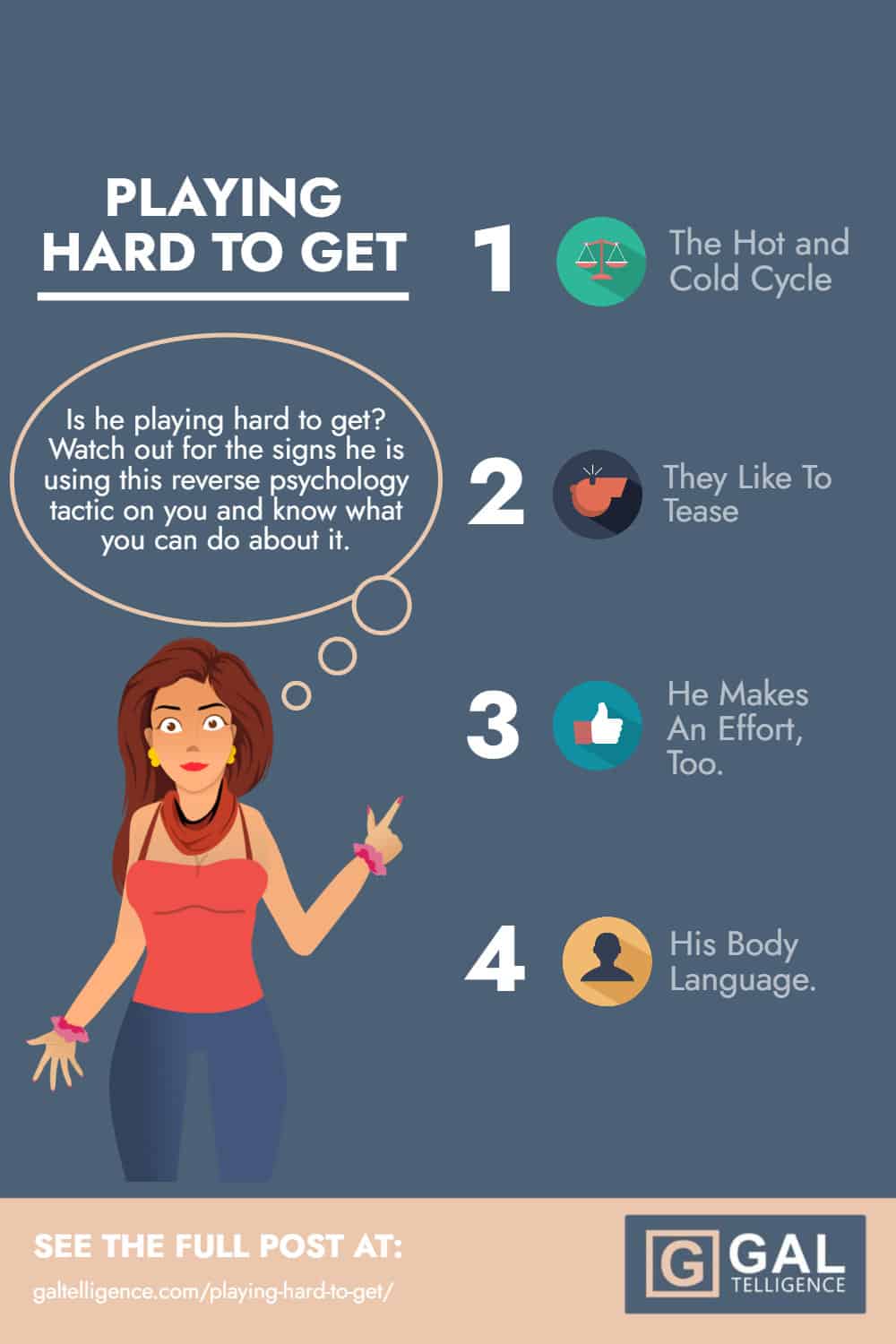Infographics - Playing Hard To Get