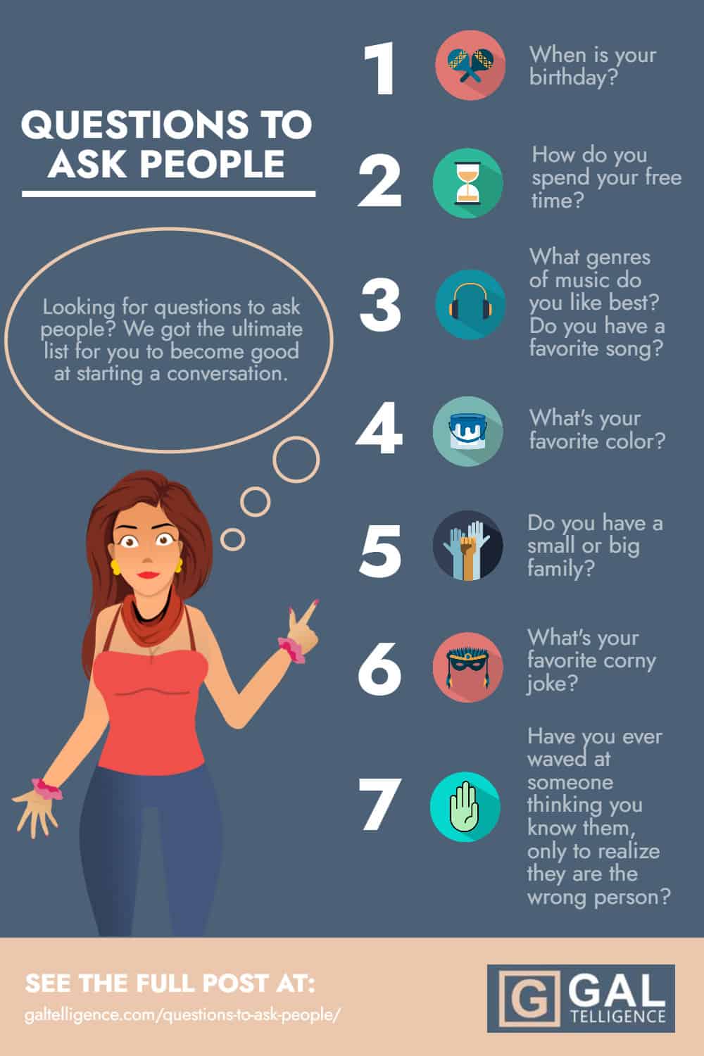 Infographics - Questions to Ask People