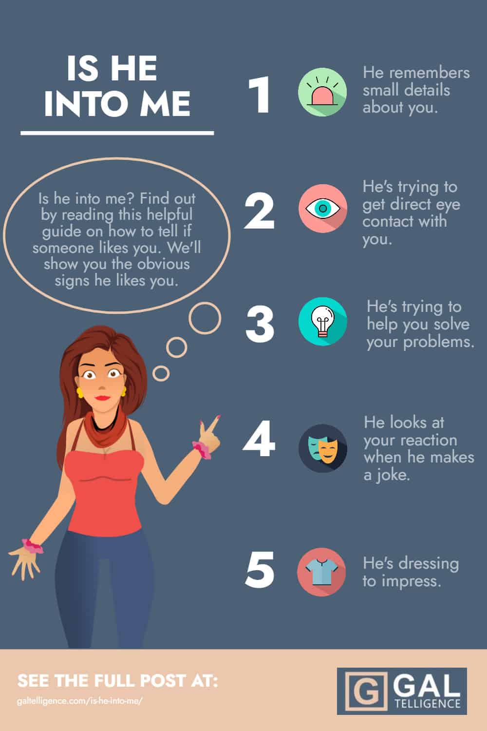Is He Into Me - Infographic