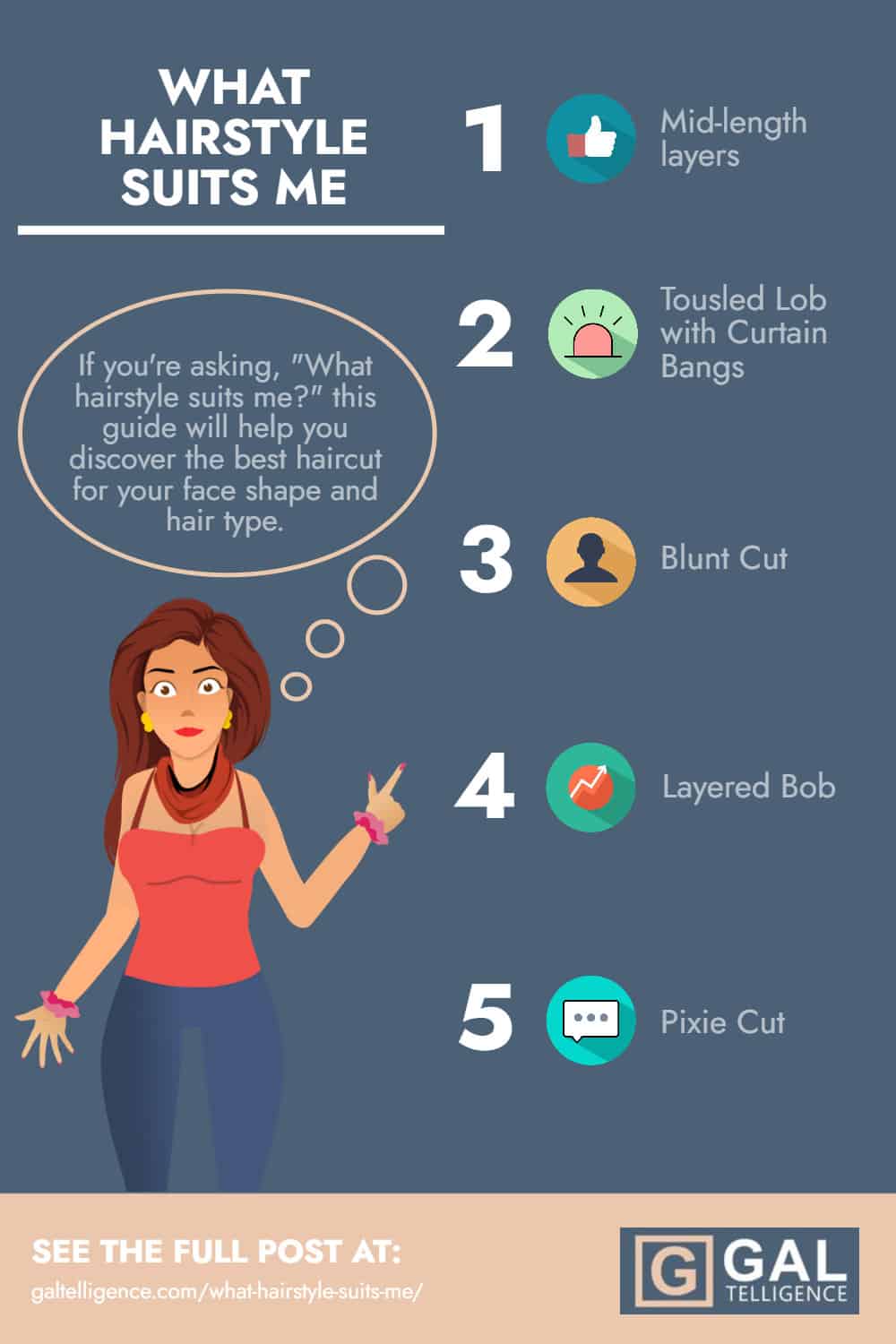 What hairstyle suits me-Infographic