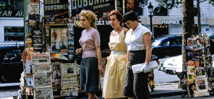 Three retro women